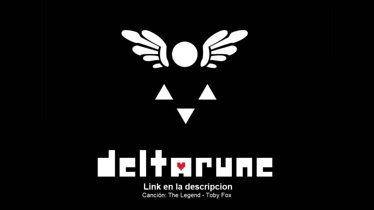 Deltarune Logo And Title Wallpaper