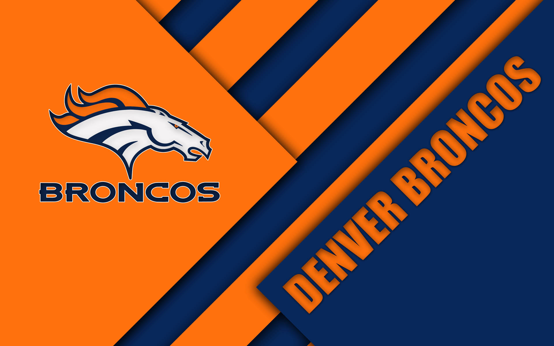 Denver Broncos Nfl Team Logo Wallpaper