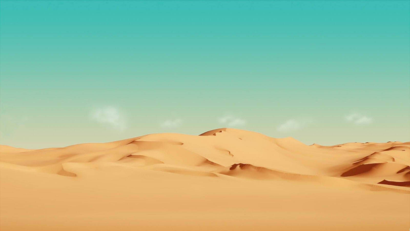 Desert Field Sand Dunes Wallpaper