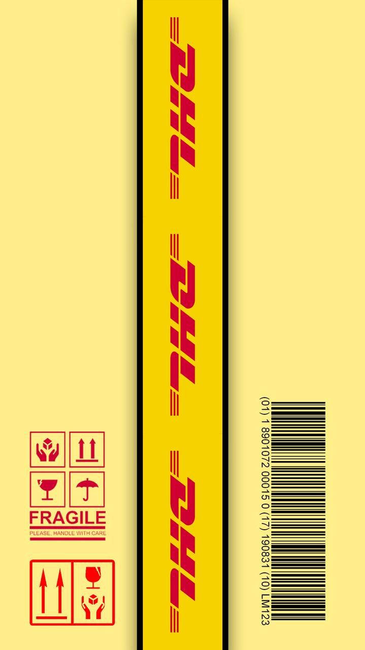 Dhl Sticker Art Wallpaper