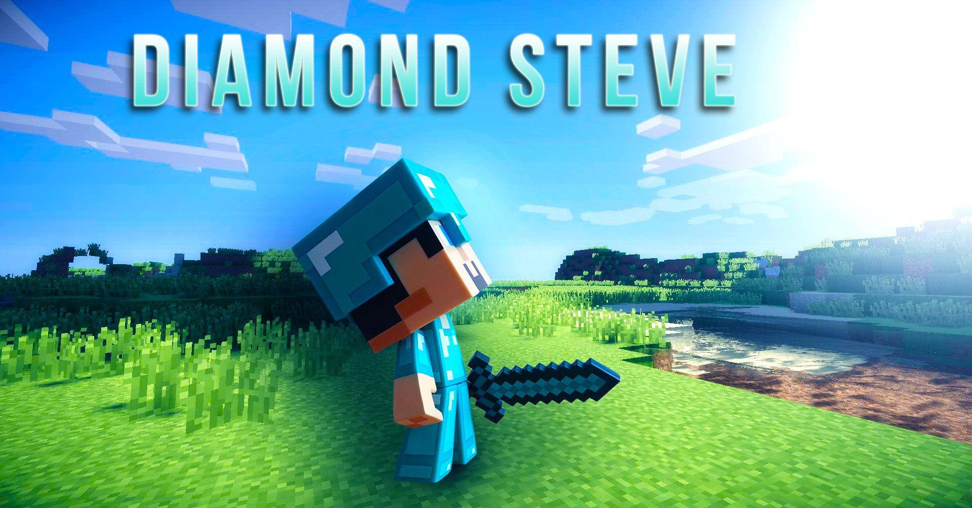Diamond Steve Cool Minecraft Wallpaper