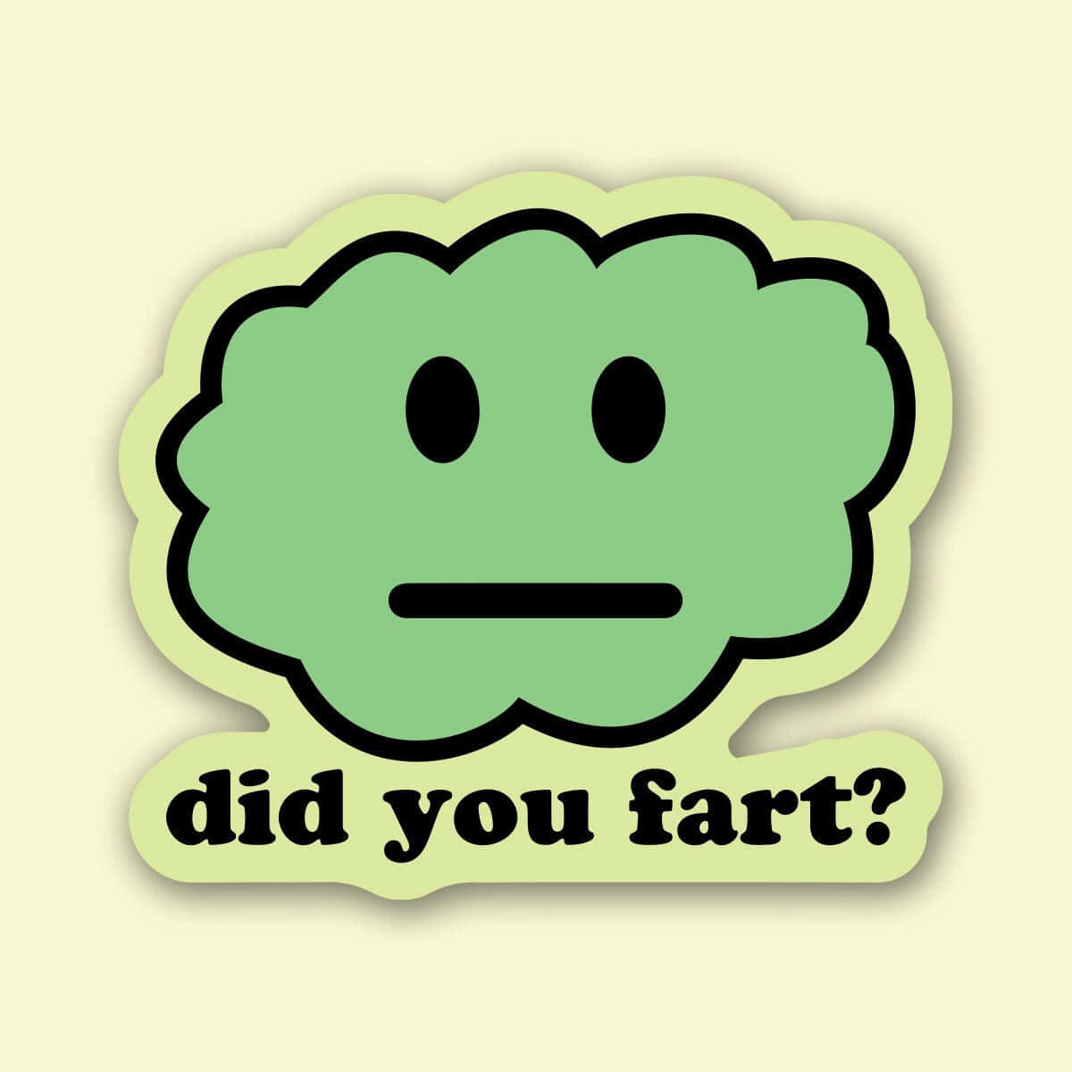 Did You Fart Cloud Graphic Wallpaper