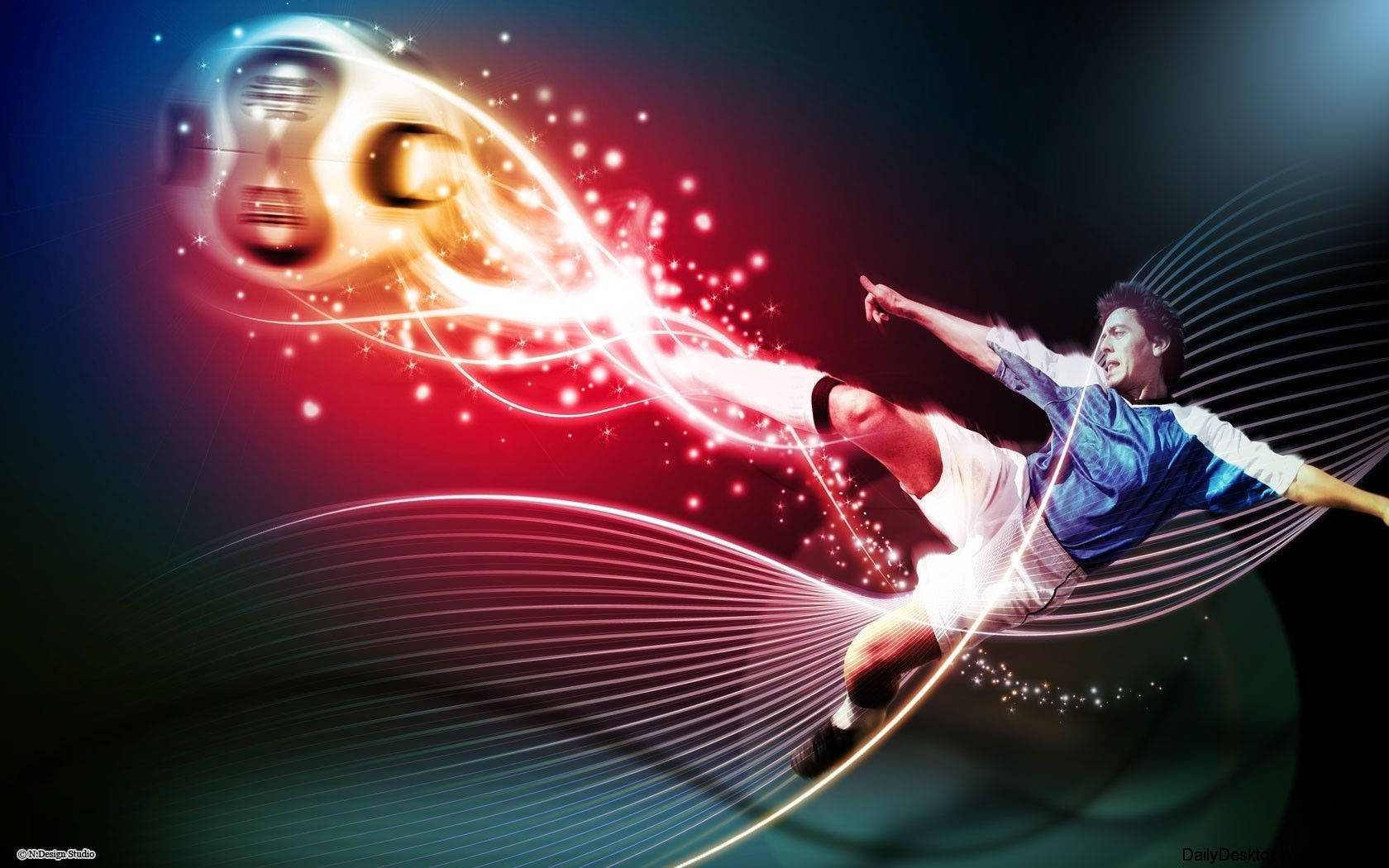 Digital Artwork Lionel Messi Hd Football Wallpaper