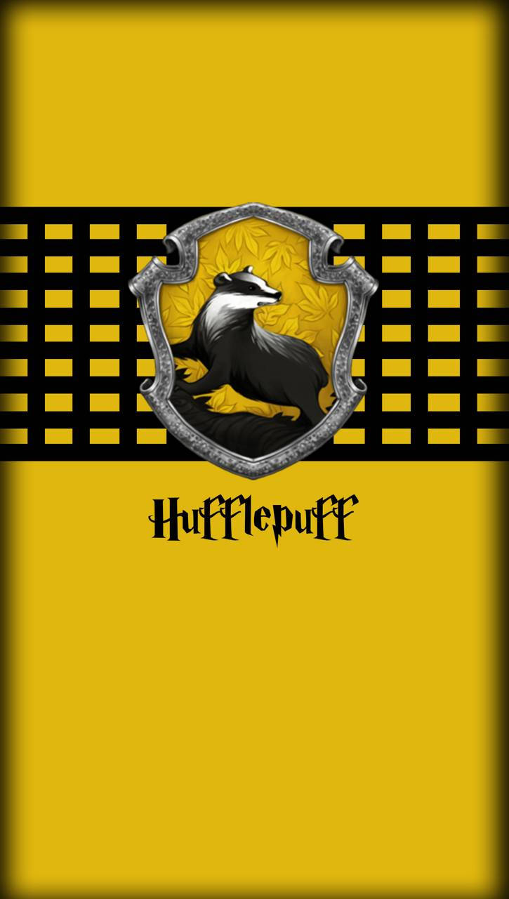 Digital Logo Of Hufflepuff Wallpaper