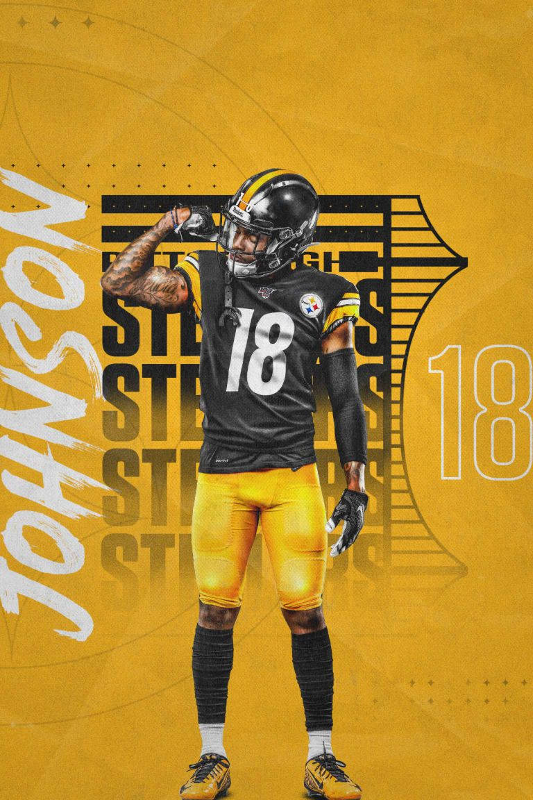 Diontae Johnson Pittsburgh Steelers Yellow 18 Wallpaper