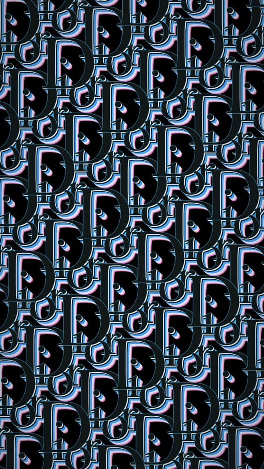 Dior Patterni Phone Wallpaper Wallpaper