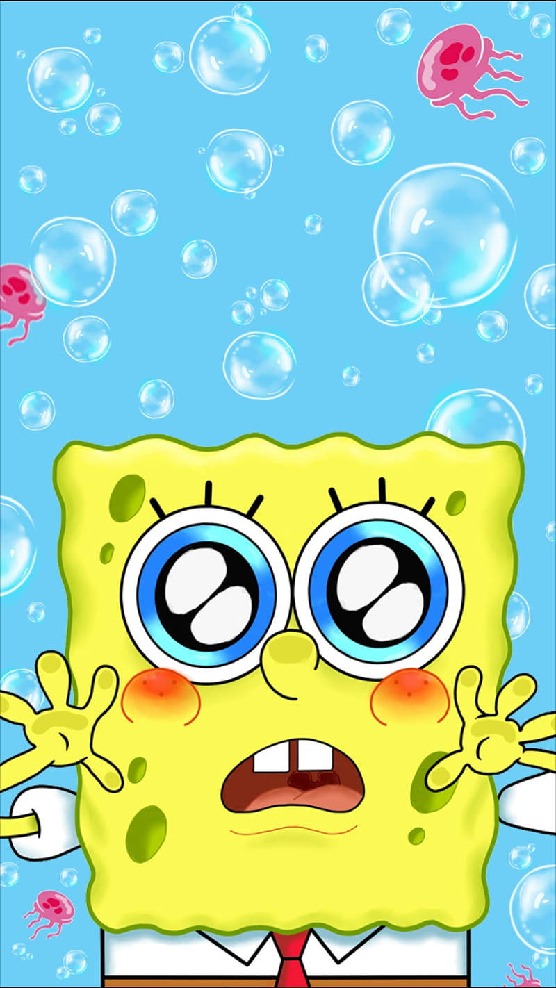 Discover The Underwater World Of Jellyfishing With Spongebob Squarepants! Wallpaper