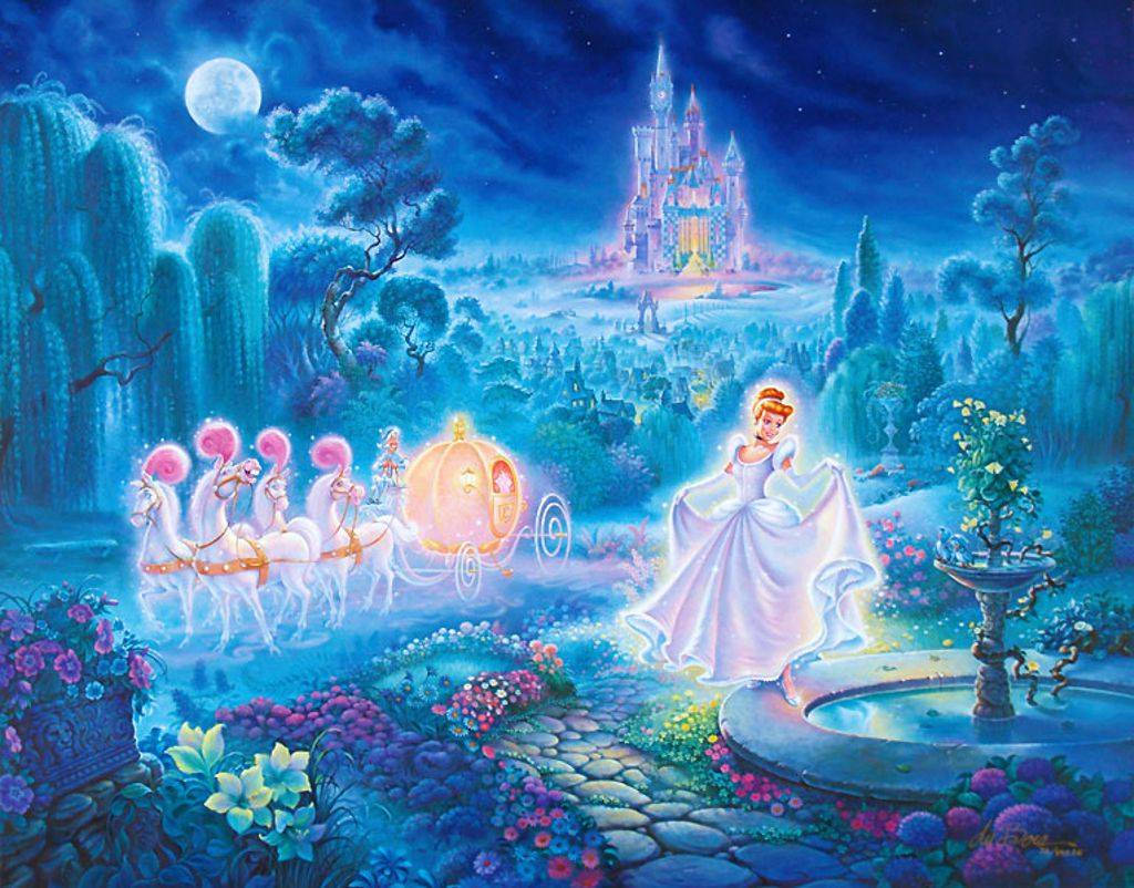 Disney Cinderella Painting Wallpaper