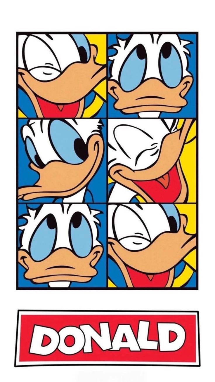 Disney Donald Duck Collage Wallpaper