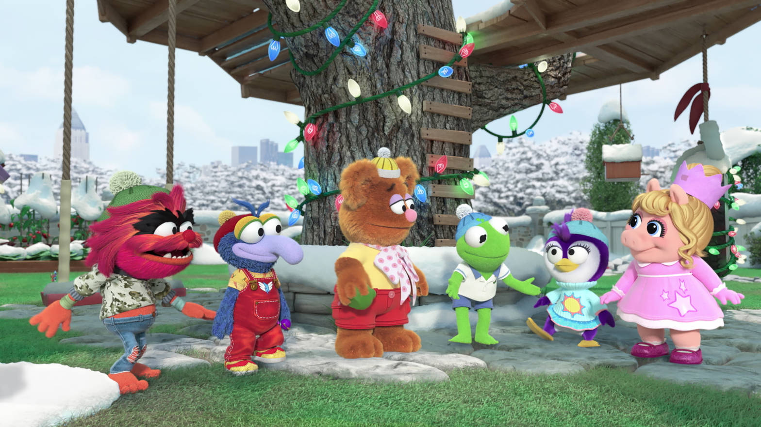 Disney Muppet Babies Holiday Wallpaper