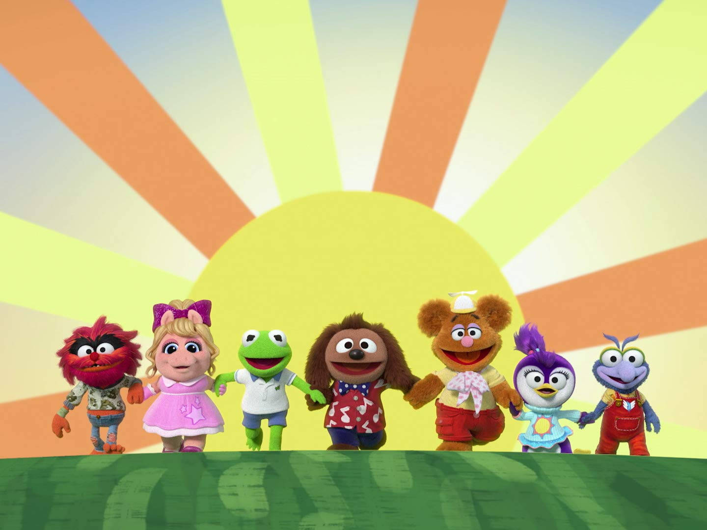 Disney Muppet Babies Sun Wallpaper