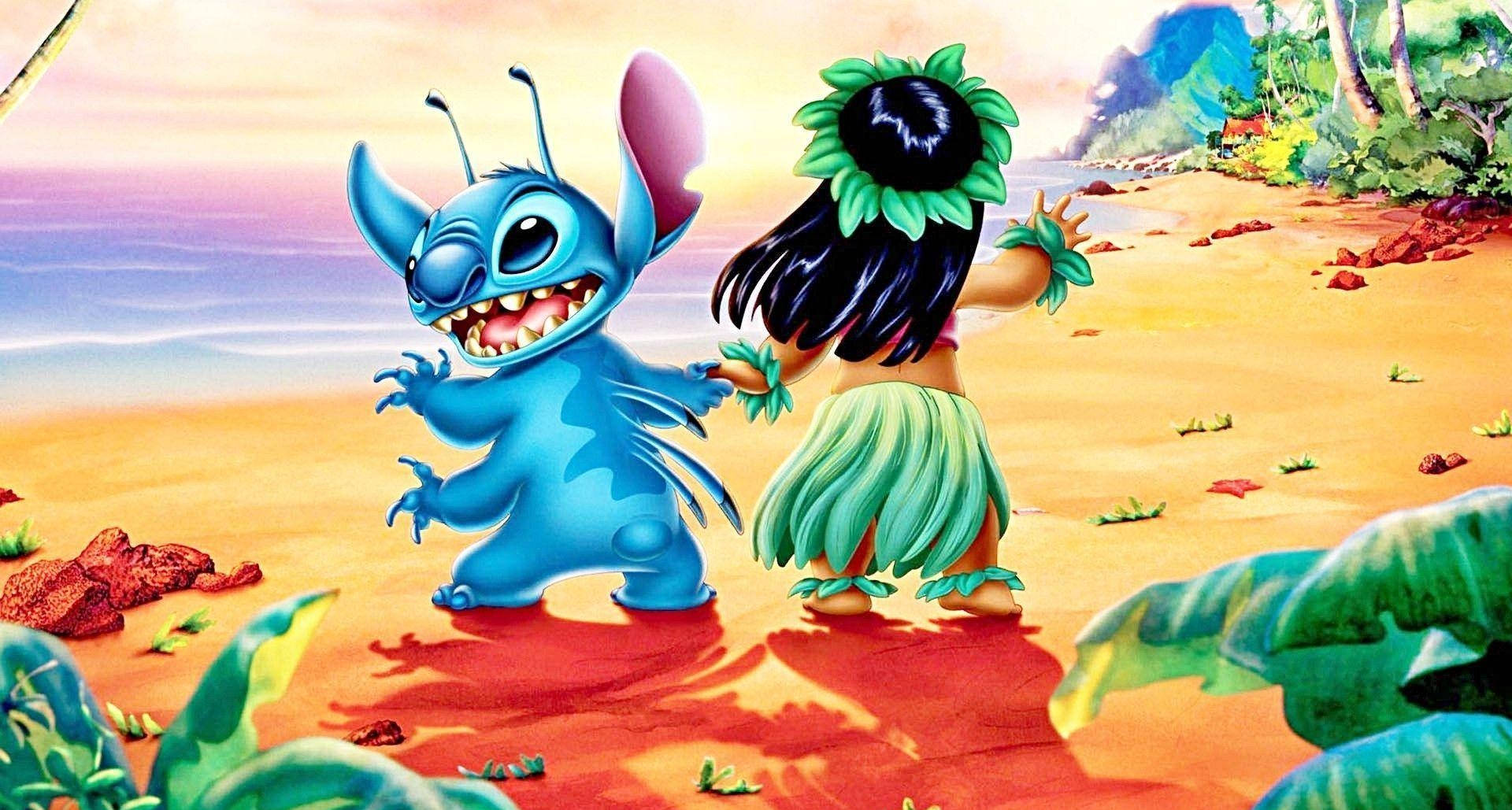 Disney Stitch And Lilo Laptop Wallpaper