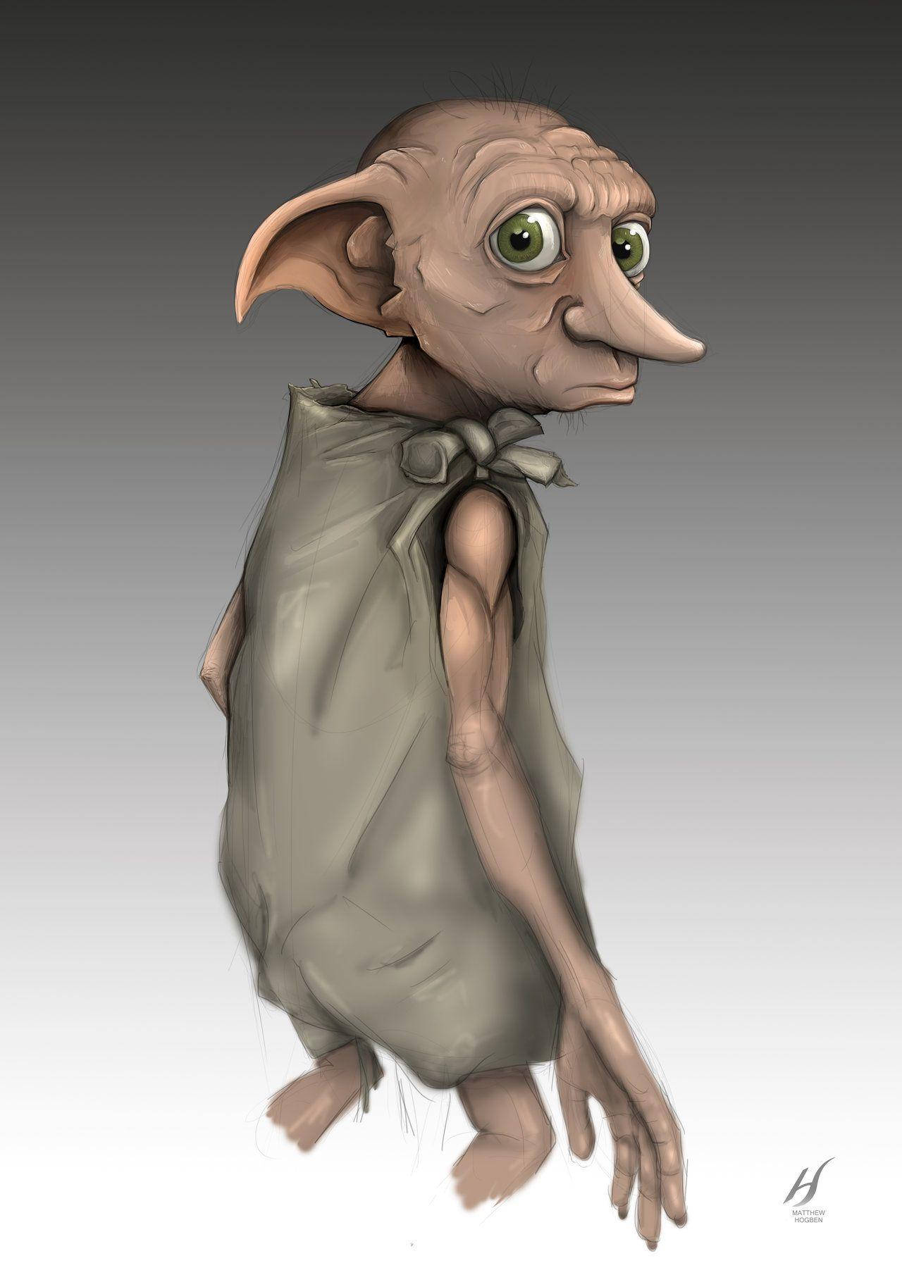 Dobby Back Angle Digital Art Wallpaper