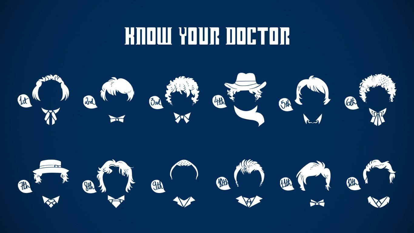 Doctor Who Artwork Know Your Doctor Wallpaper