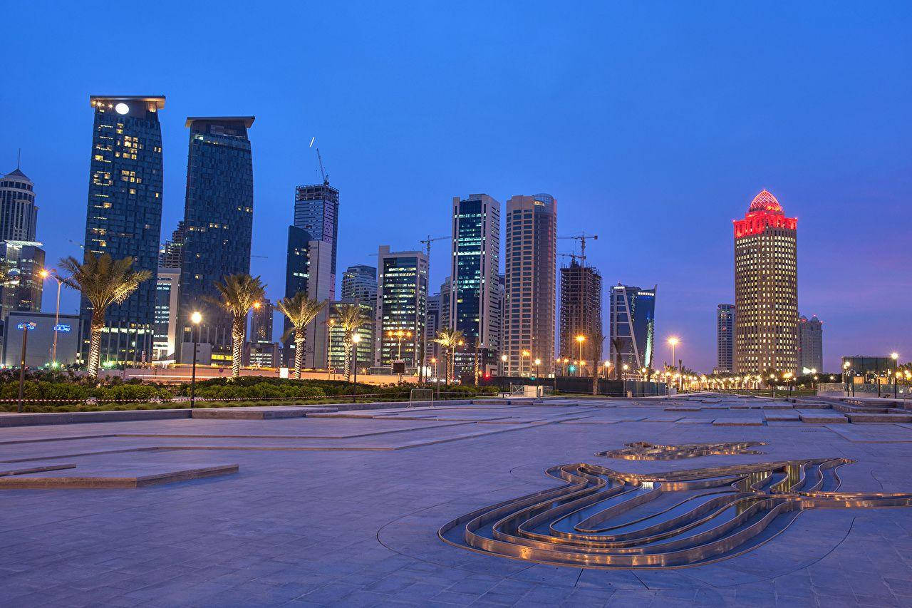 Doha City Sand Wallpaper