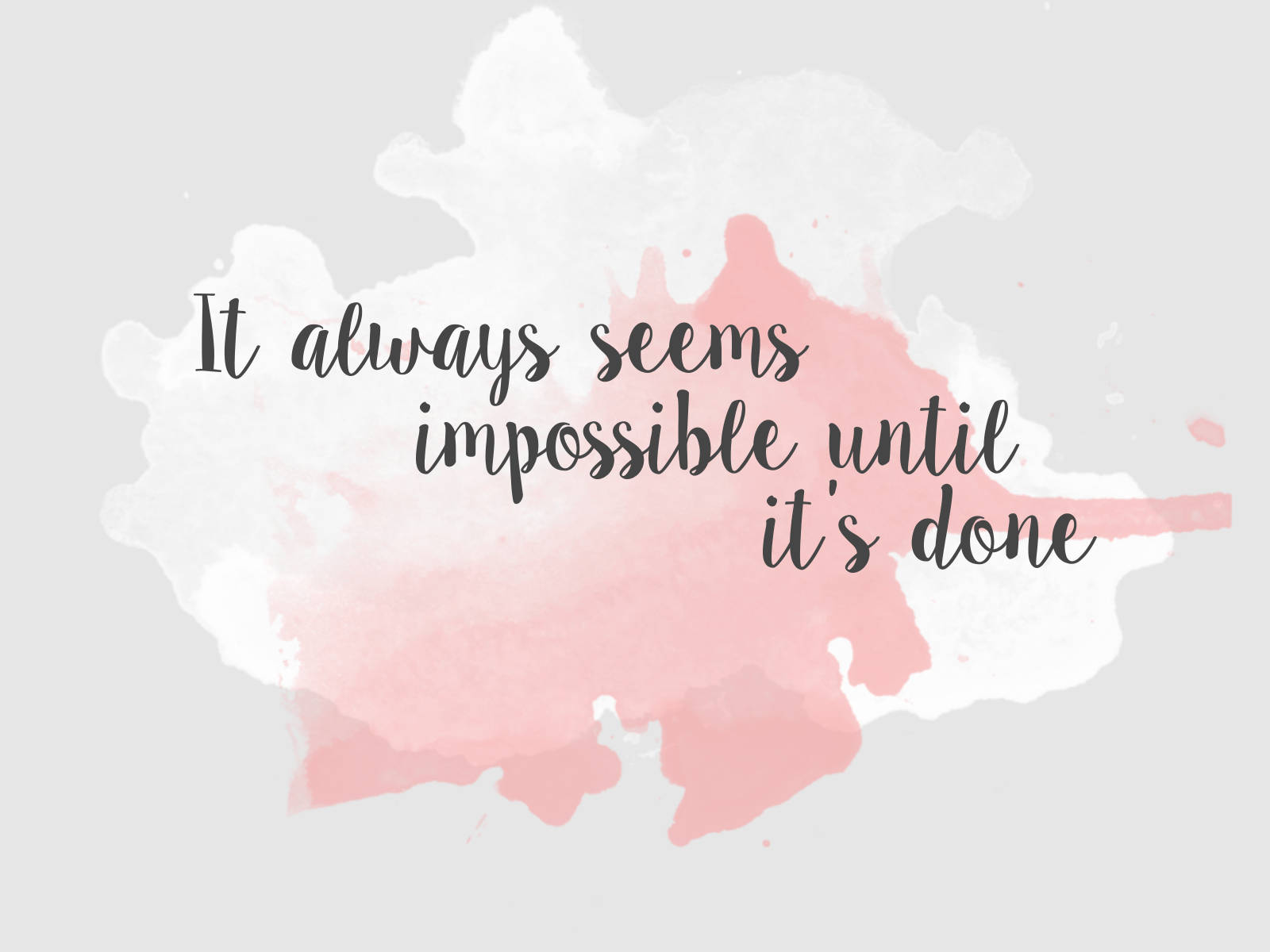 Doing Impossible Quotes Desktop Wallpaper