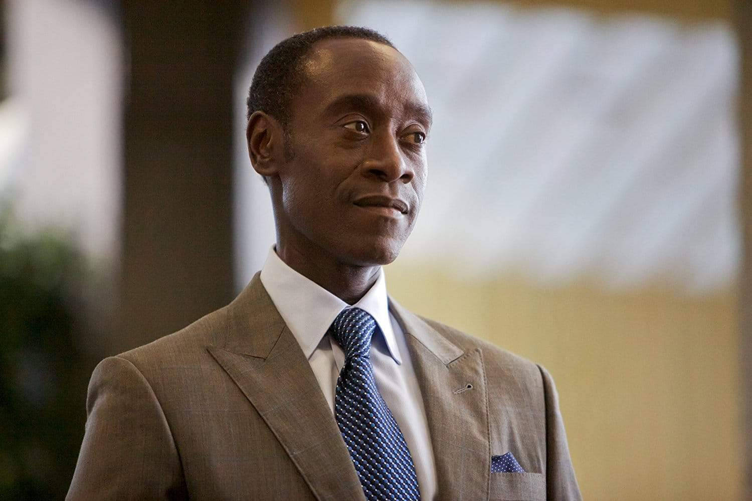 Don Cheadle On Set Wallpaper