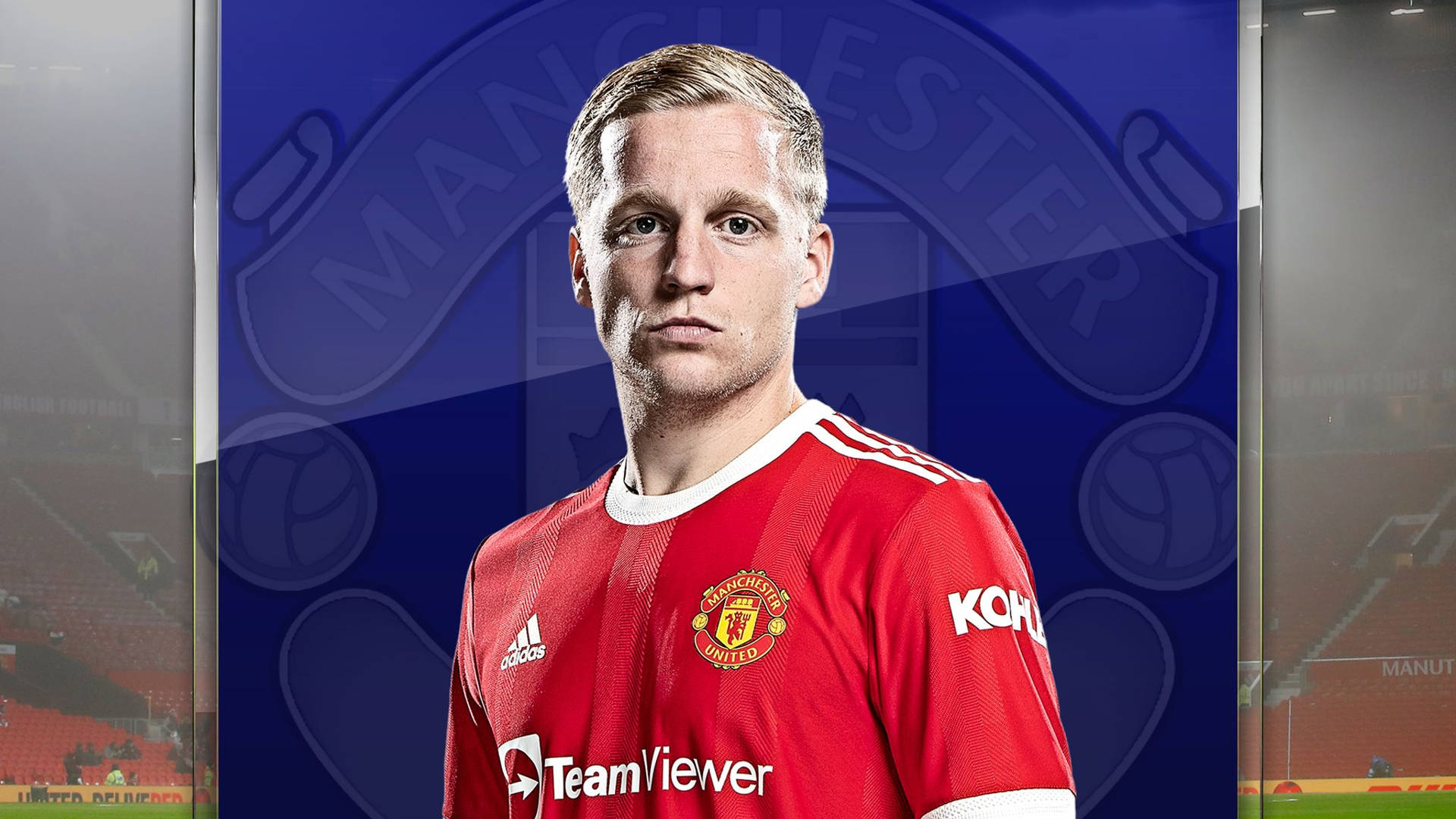 Donny Van De Beek Poses For A Profiling Shot Wallpaper