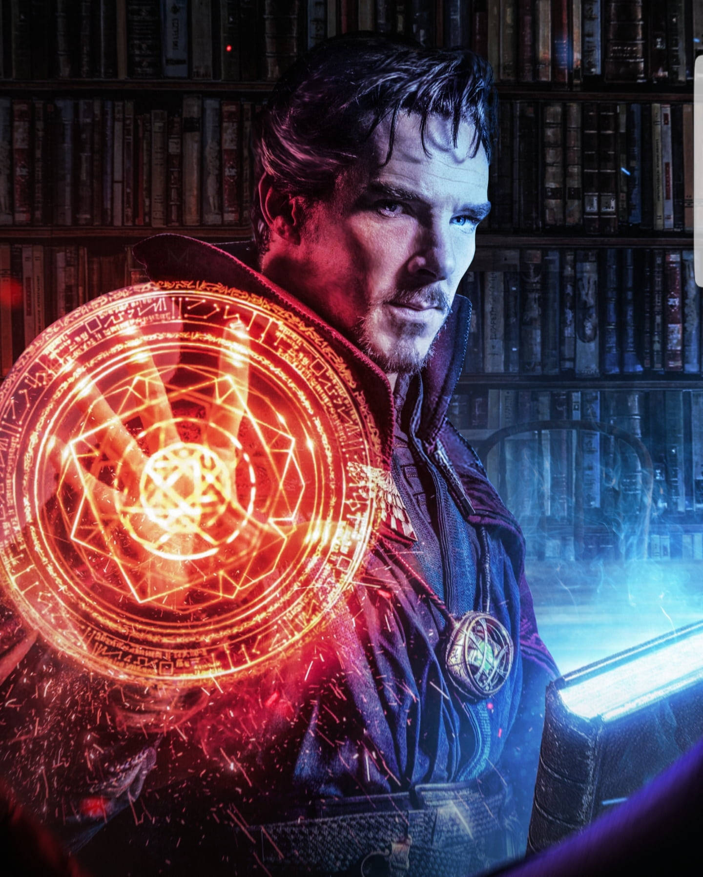 Dr Strange Shield Library Wallpaper