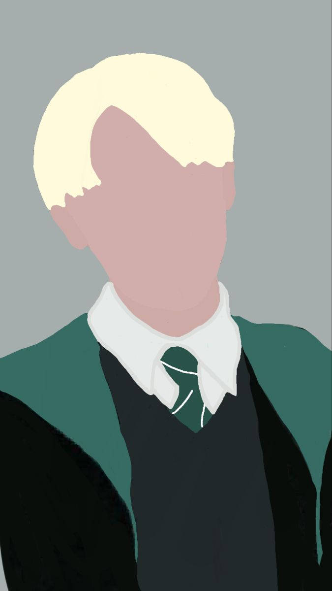 Draco Malfoy Painted Art Wallpaper
