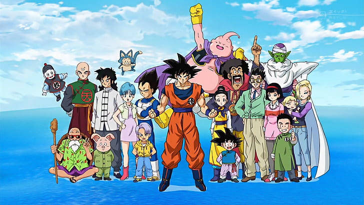 Dragon Ball Z Characters 4k Cartoon Wallpaper