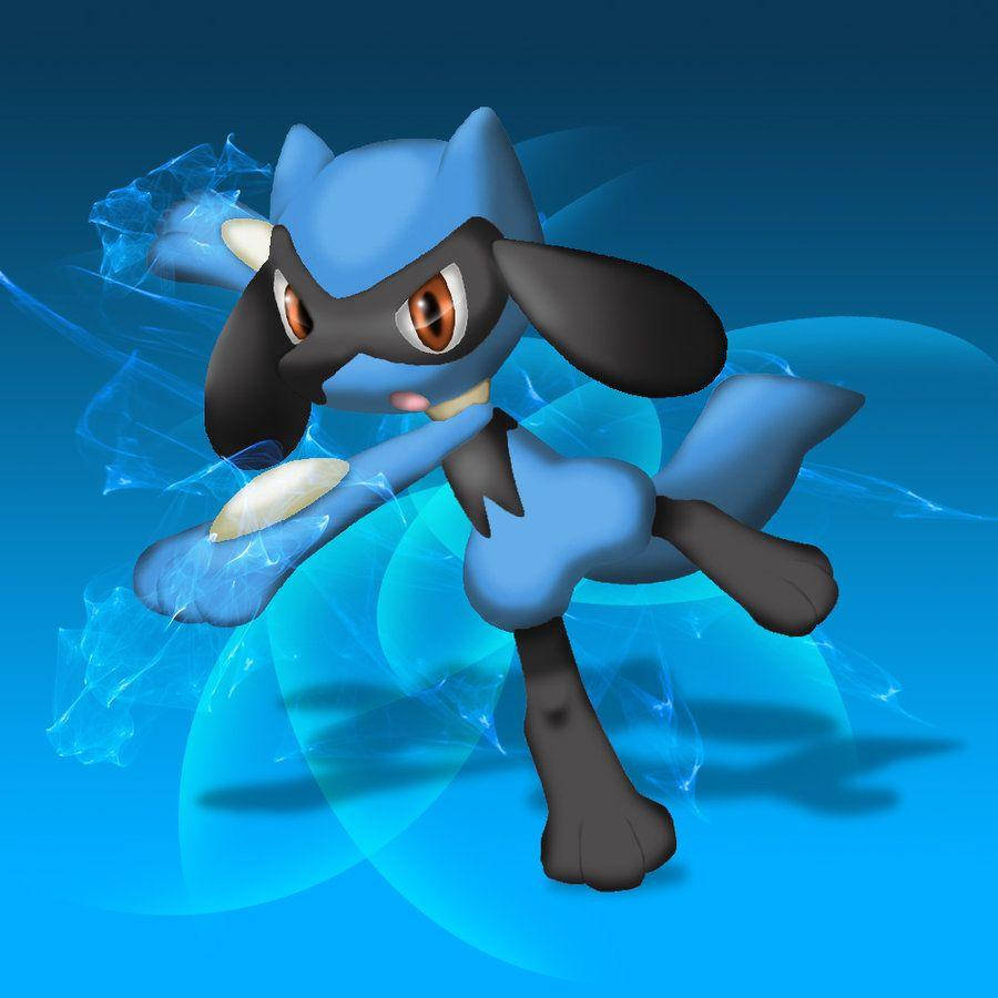 Drawing Of Riolu Punching Wallpaper