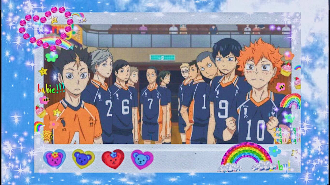 Dreamy Karasuno Haikyuu Desktop Wallpaper