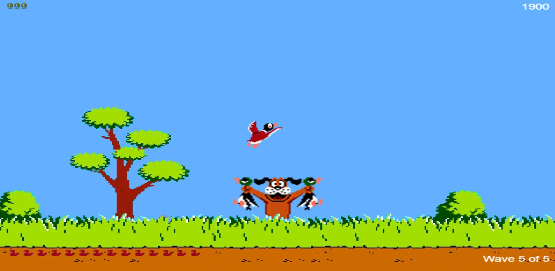 Duck Hunt Classic Game Wallpaper