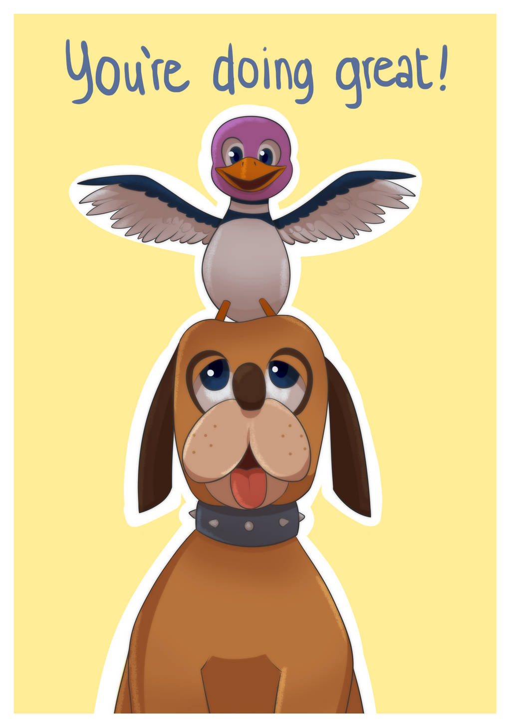 Duck Hunt Motivational Quote Wallpaper