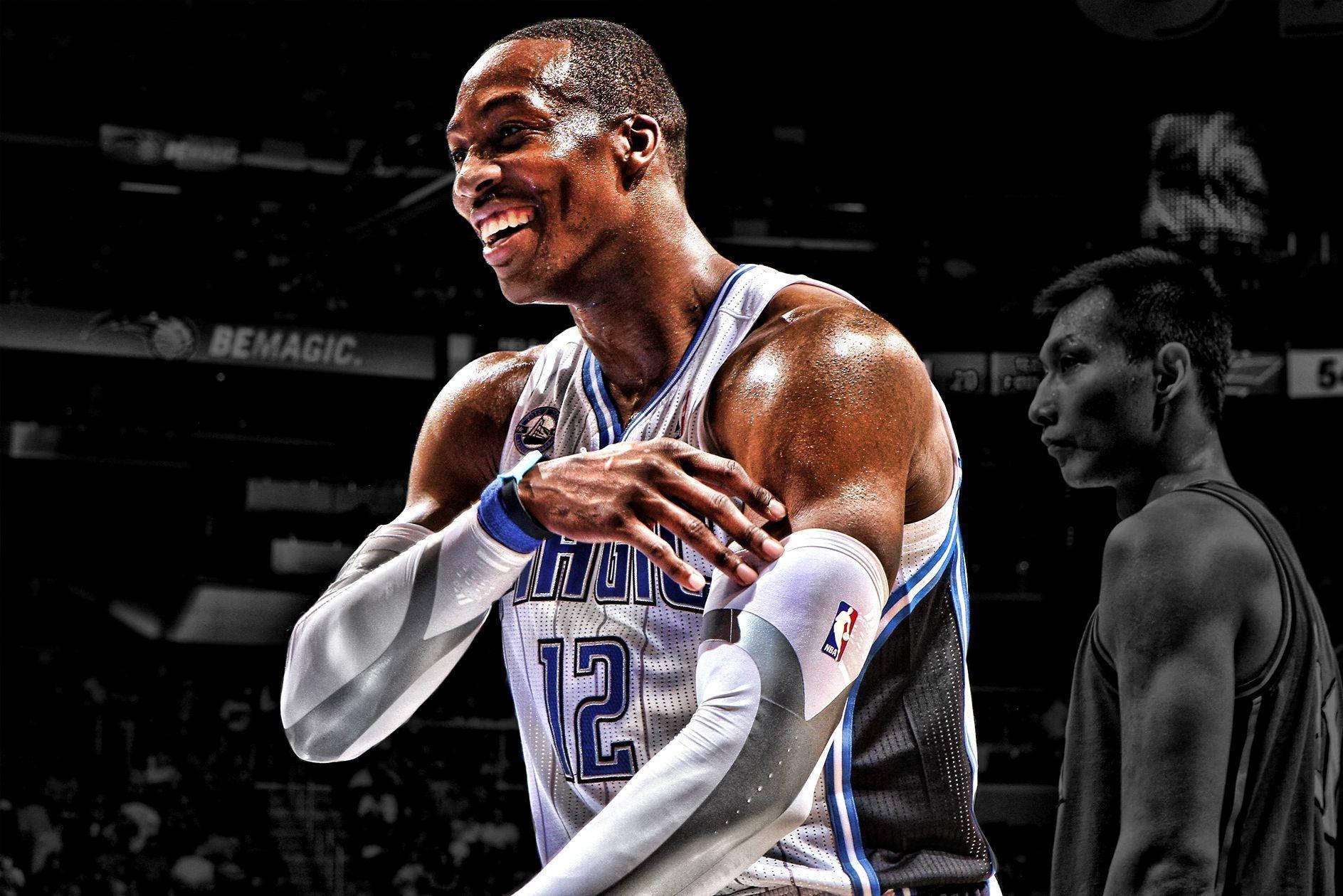 Dwight Howard Orlando Magic Smiling Photography Wallpaper