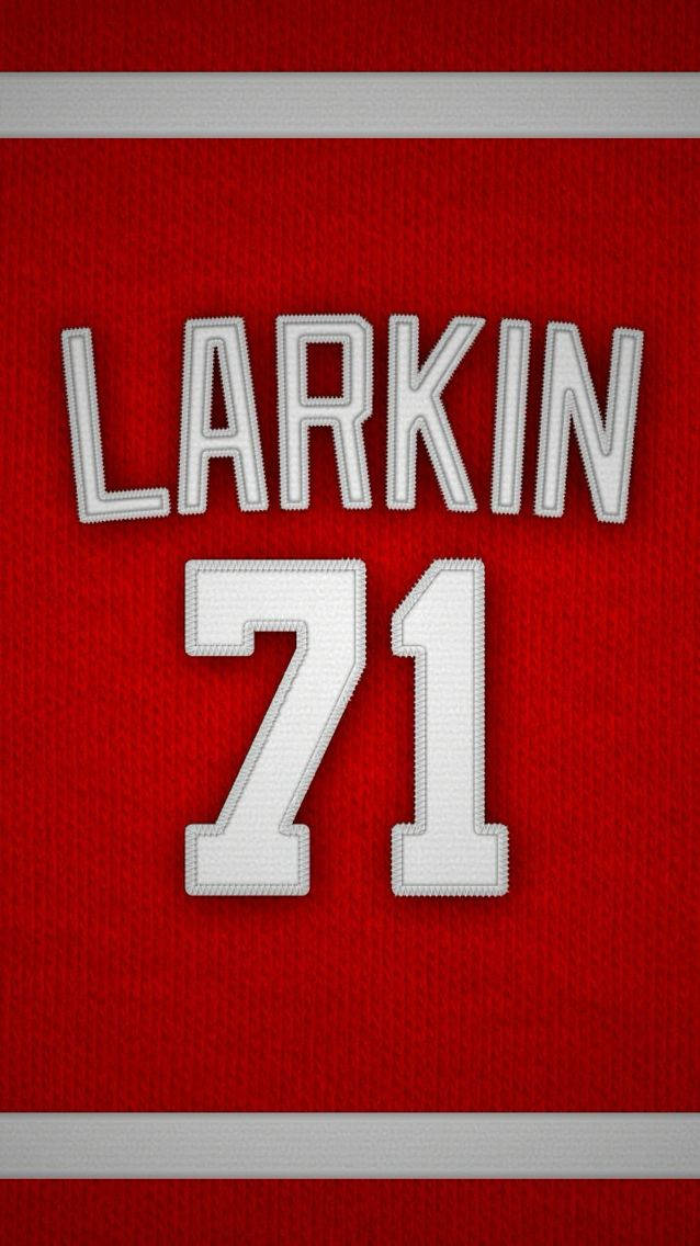 Dylan Larkin Jersey No. 71 Wallpaper