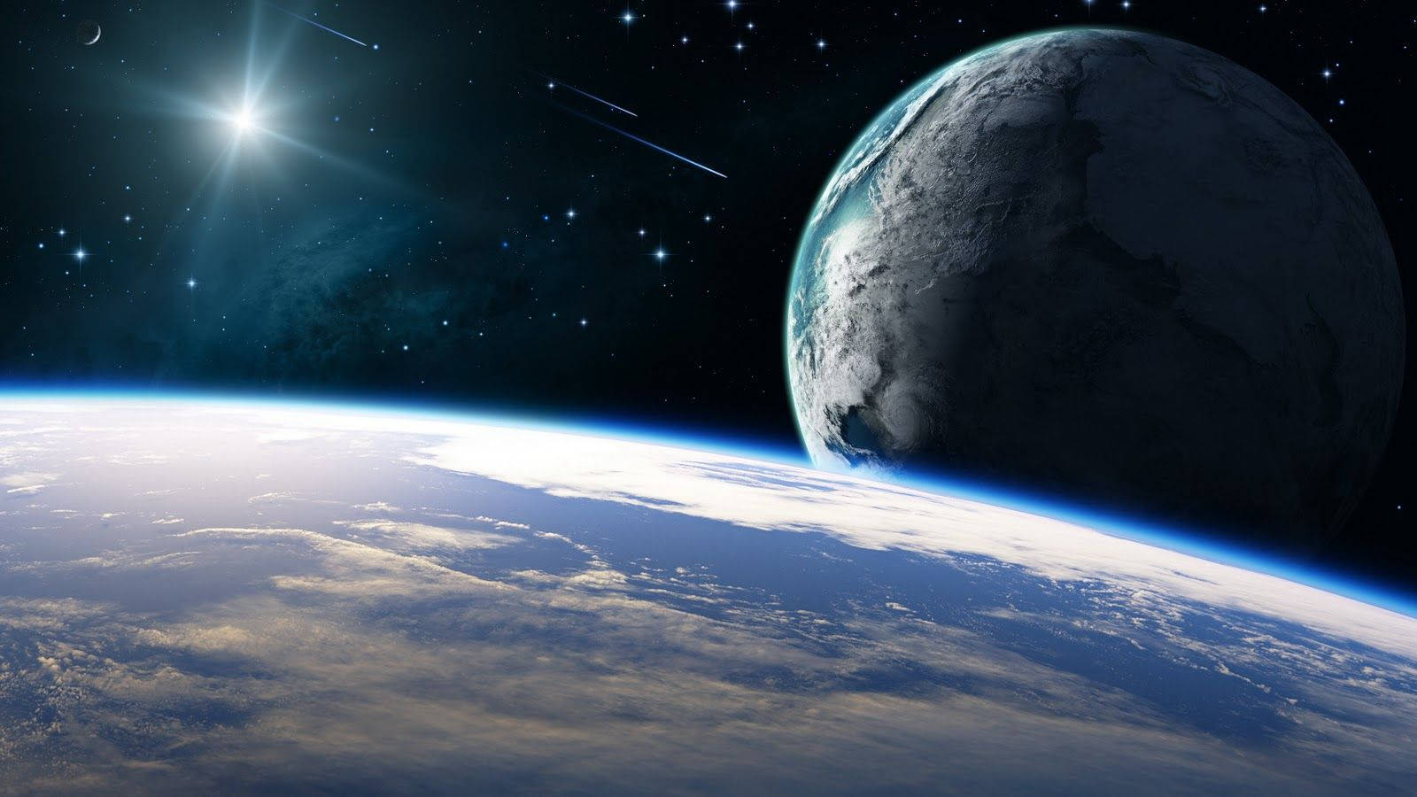Earth From Outer Space Wallpaper