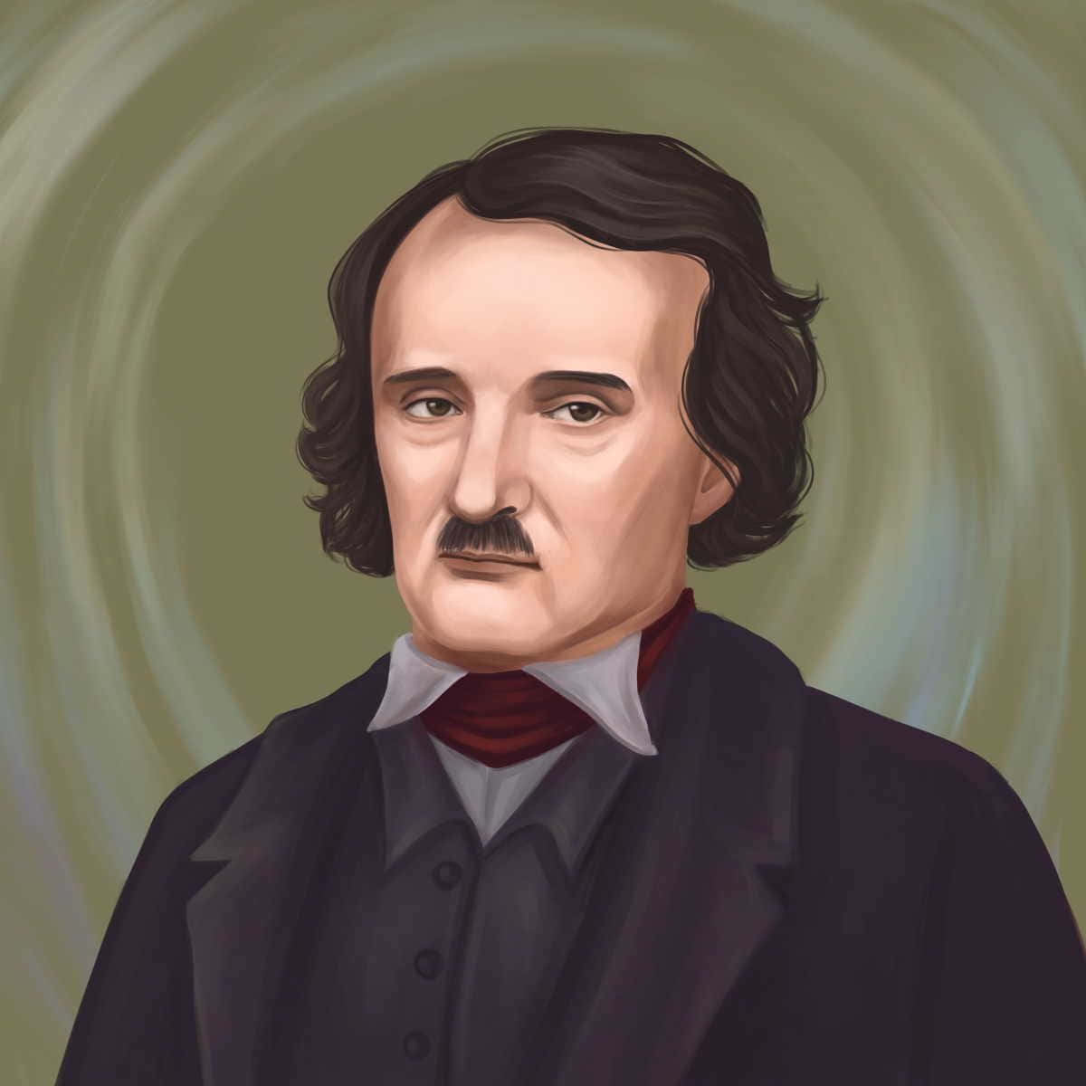 Edgar Allan Poe Illustration Wallpaper