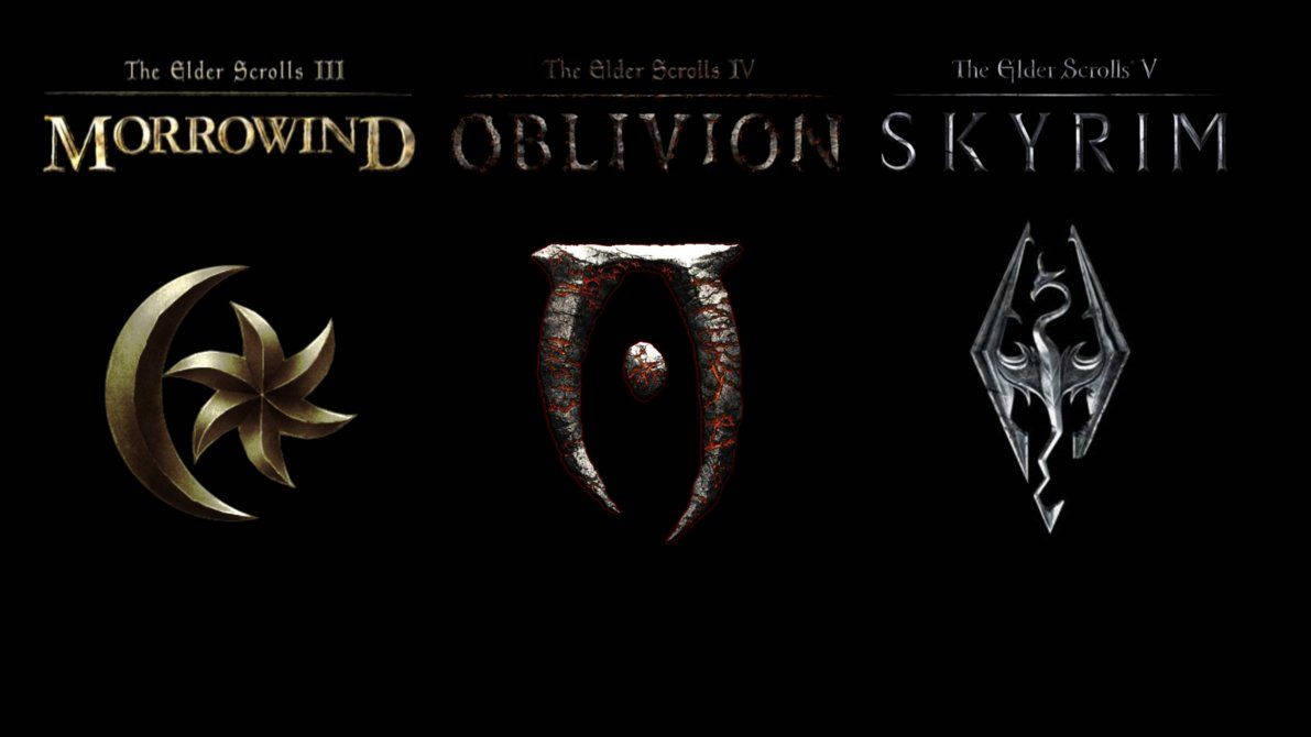 Elder Scrolls Morrowind Oblivion Skyrim Wallpaper