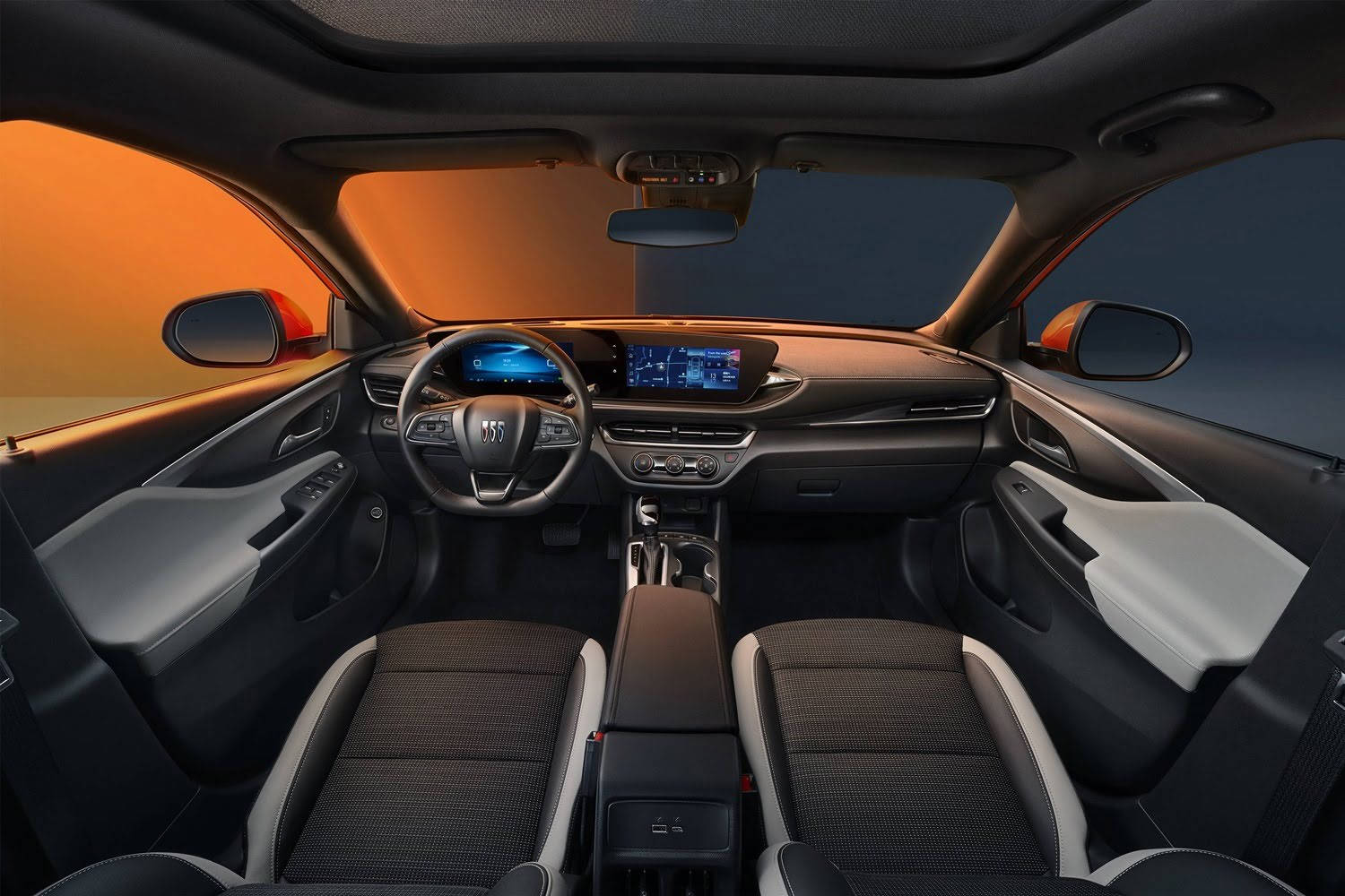 Elegant Interior Of Buick Envision Wallpaper