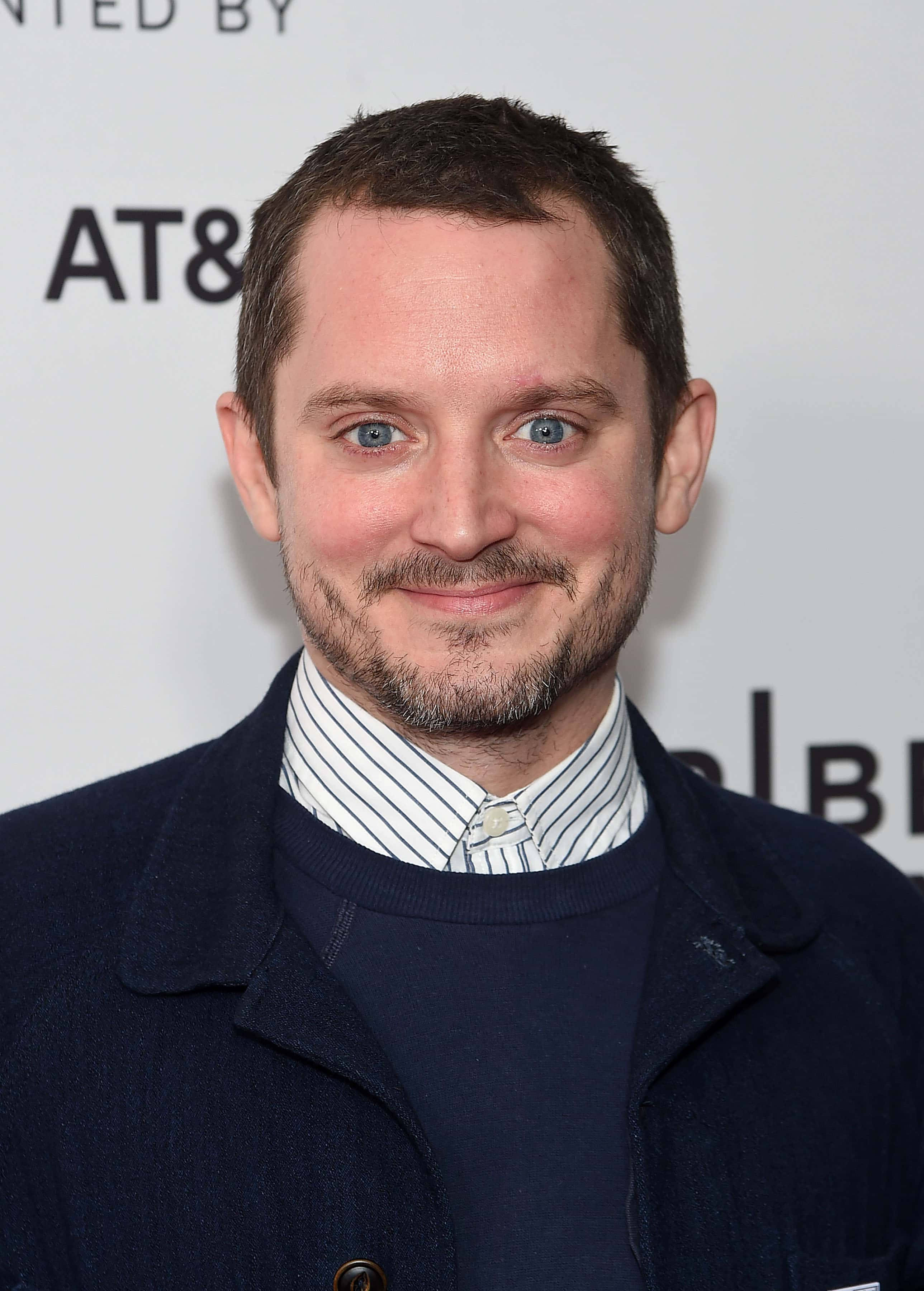 Elijah Wood With A Warm, Affiliative Smile Wallpaper