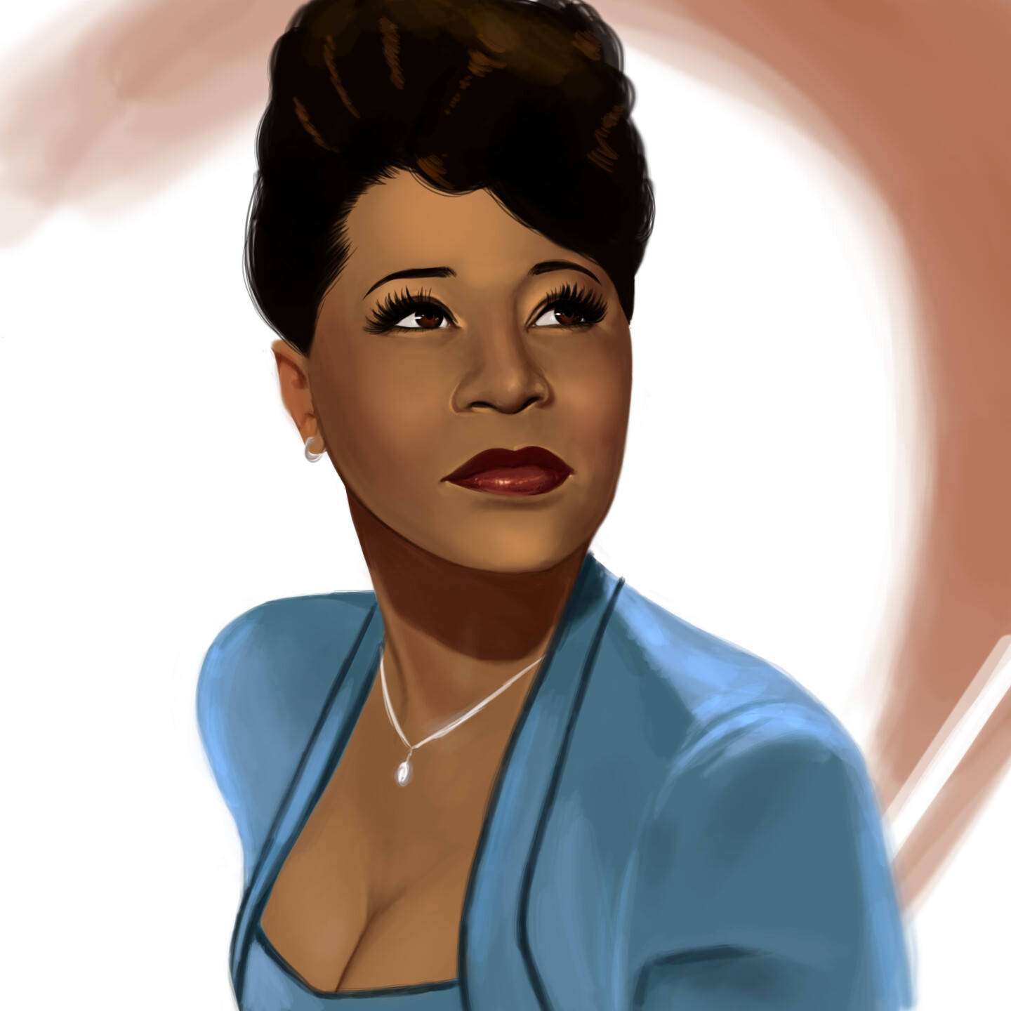 Ella Fitzgerald Lovely Artwork Wallpaper