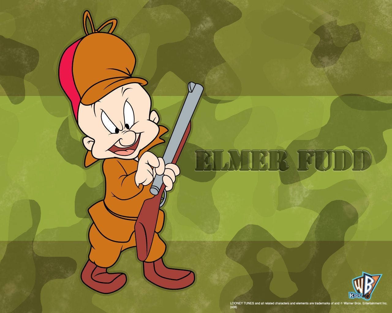Elmer Fudd Camouflage Wallpaper