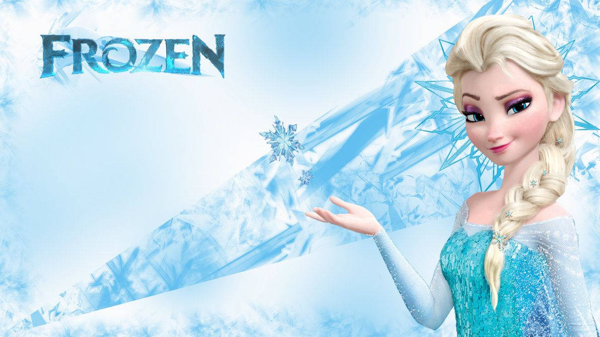 Elsa Frozen Icy Blue Wallpaper