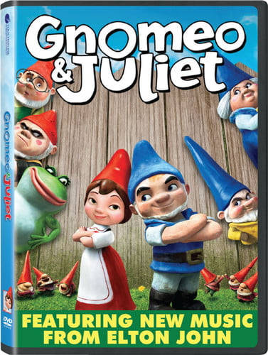 Elton John Posing With Gnomeo And Juliet Dvd Wallpaper