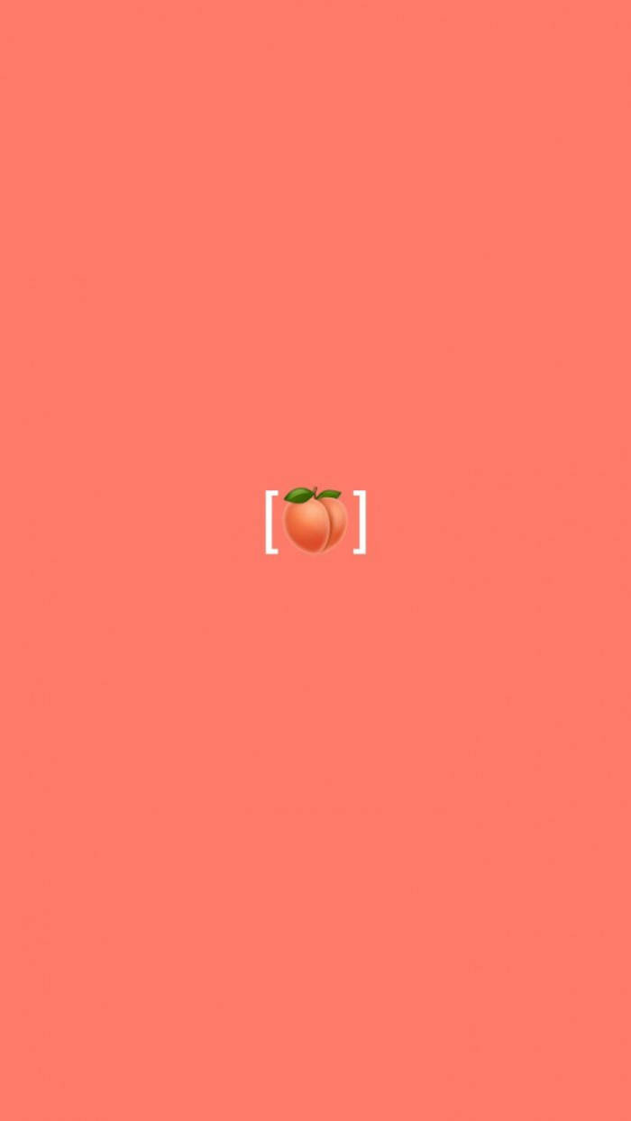 Embrace The Calming Ambience Of Peach Color Aesthetic. Wallpaper