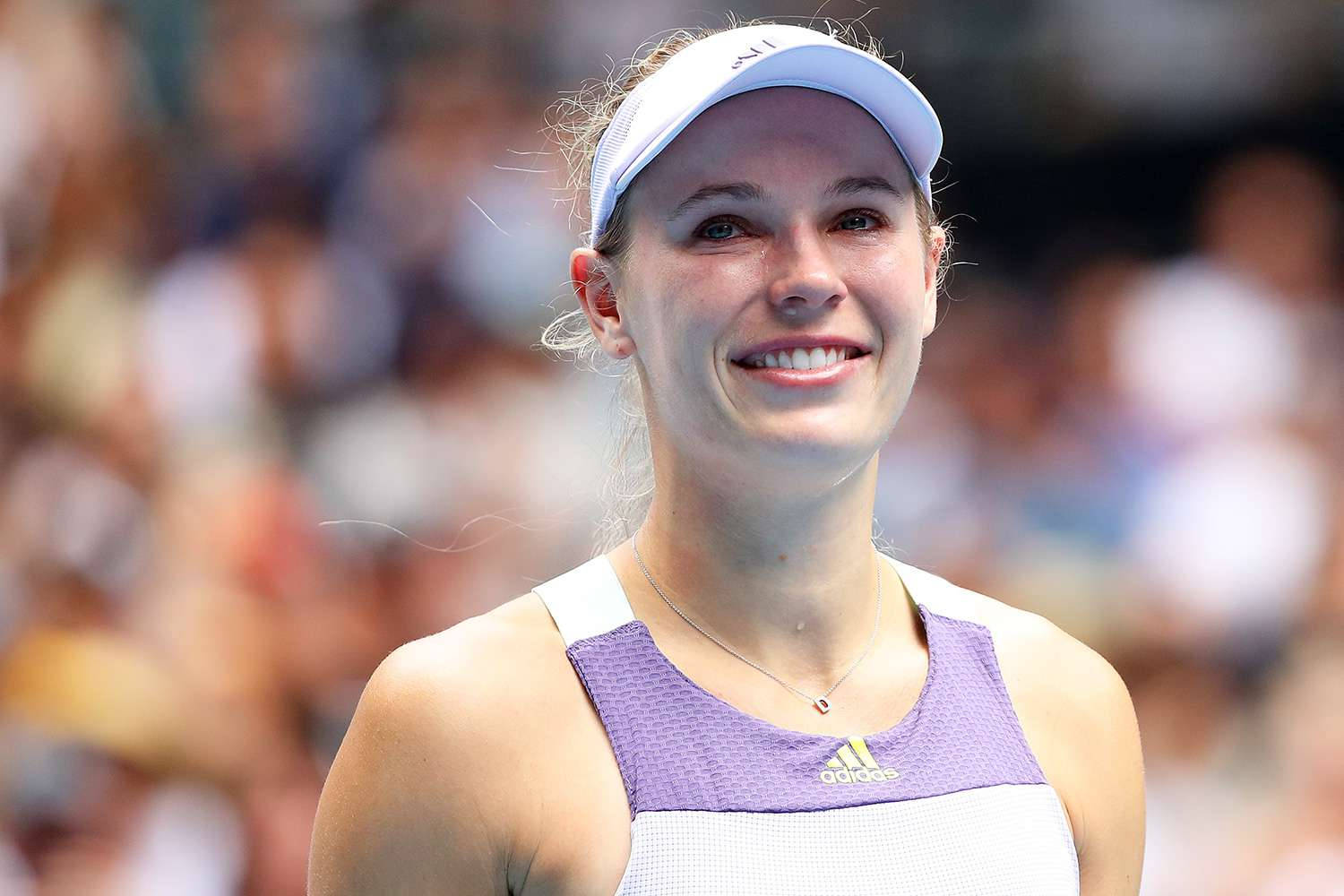 Emotion-filled Moments With Caroline Wozniacki Wallpaper