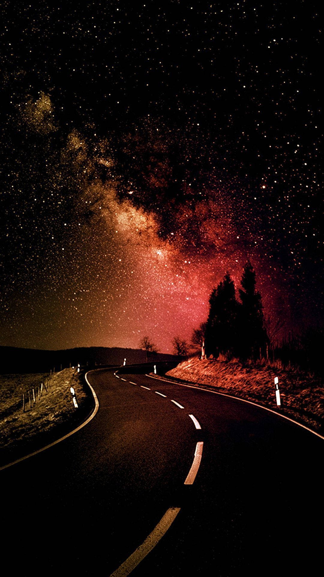 Empty Road At Night All Best Wallpaper