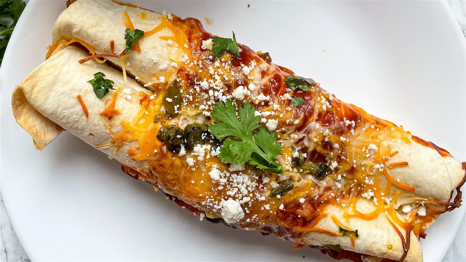 Enchiladas Sprinkled With Parmesan Wallpaper