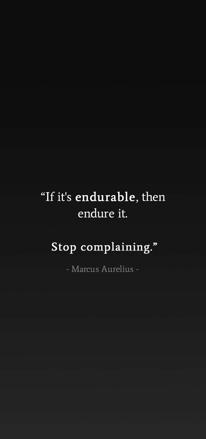 Endurance_ Quote_ Marcus_ Aurelius Wallpaper