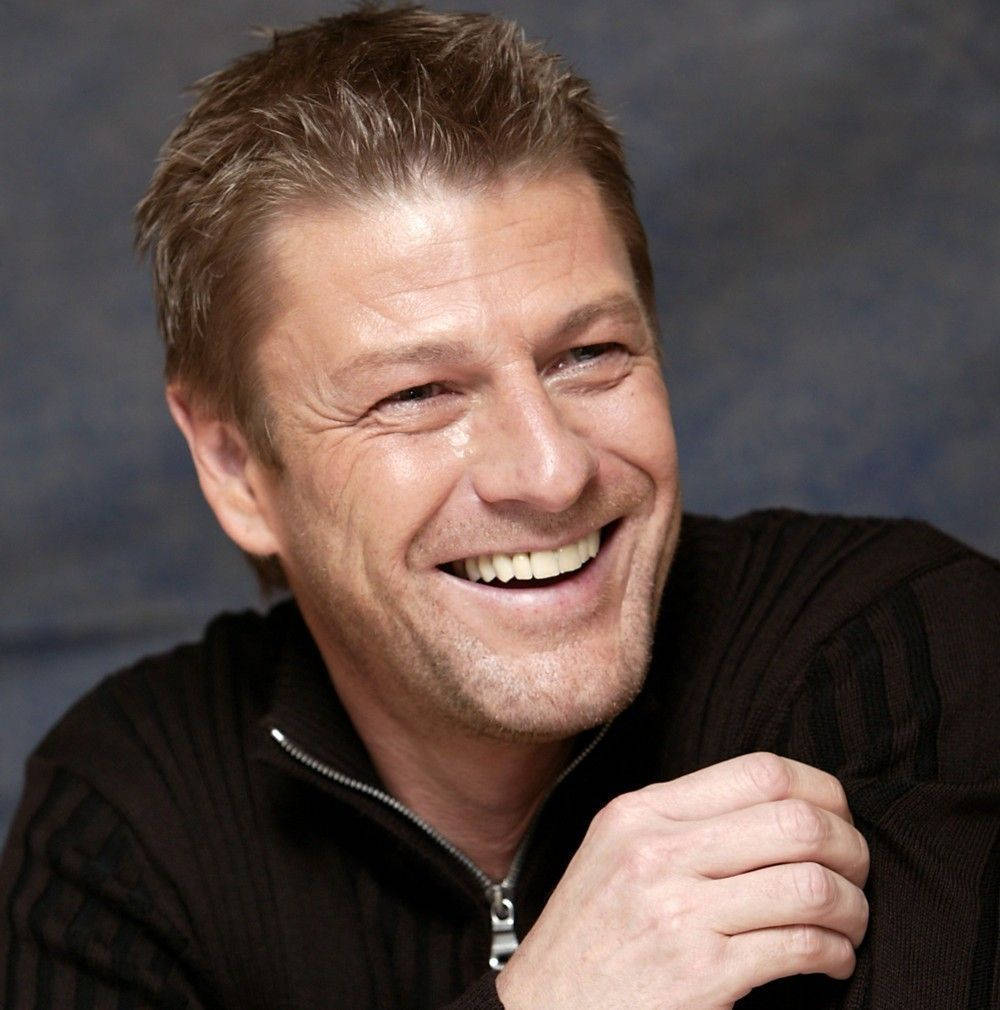 English Actor Sean Bean Cheerful Smile Wallpaper