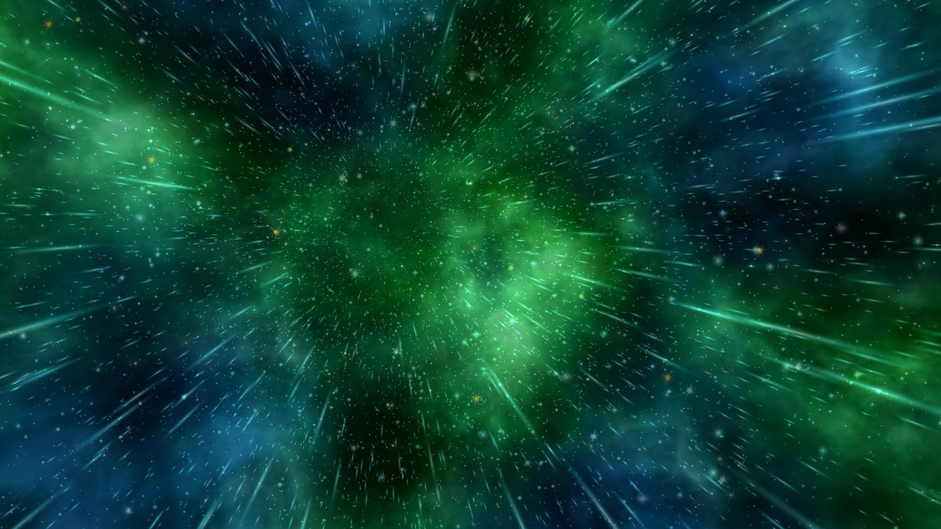 Enjoy The Beauty Of A Mysterious Animated Galaxy Wallpaper