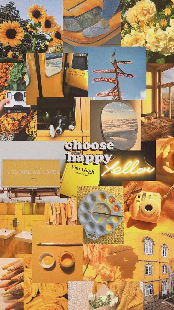 Enjoy The Beauty Of The Past With This Stunning Vintage Collage. Wallpaper