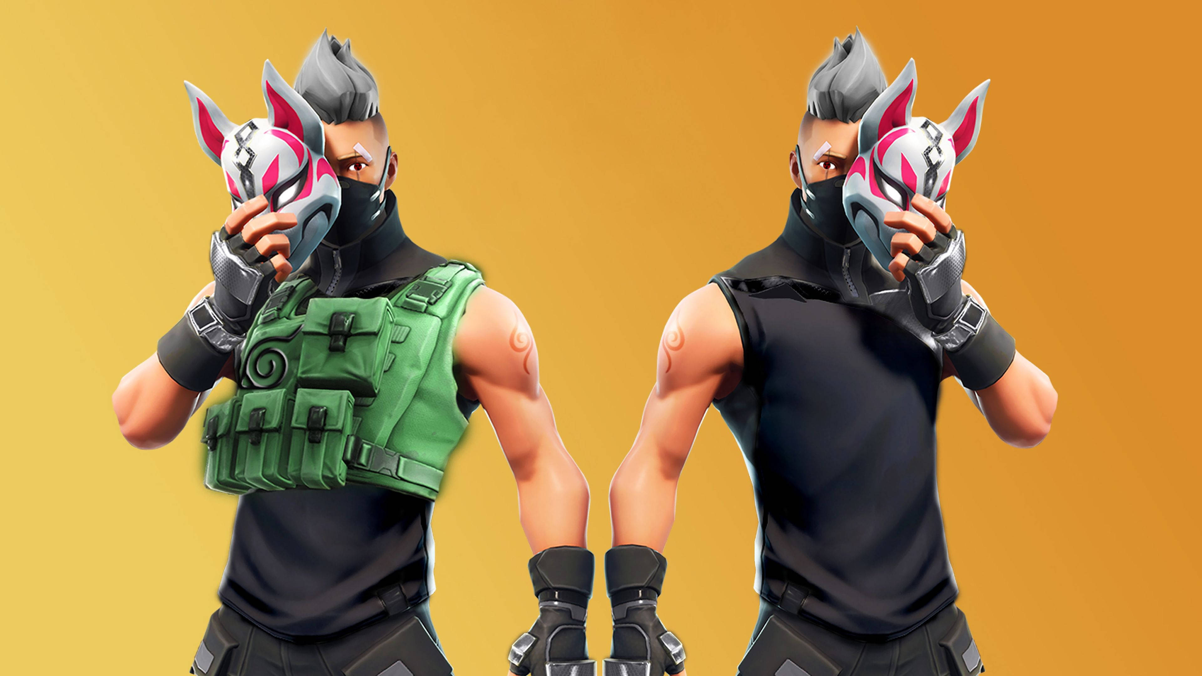 Epic Drift Skin From Fortnite In Action Wallpaper