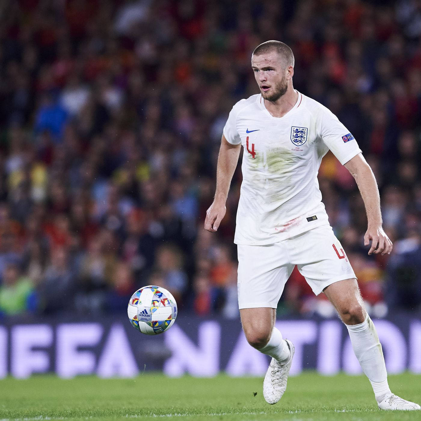 Eric Dier Kicking A Ball Wallpaper